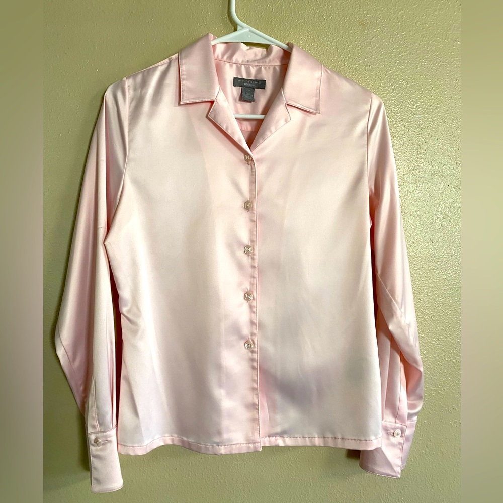 Investments Petite Pink Blouse 4P